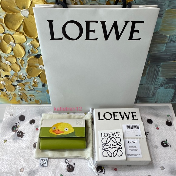 Loewe x Spirited Away Otori-Sama Small Vertical Wallet - Picture 2 of 7